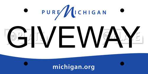 GIVEWAY Michigan License Plate