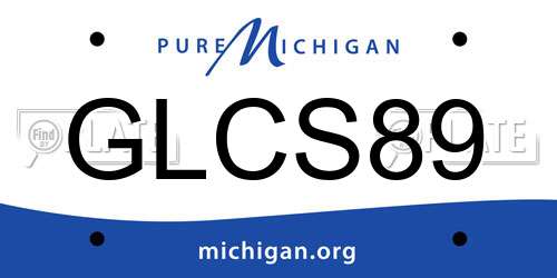 GLCS89 Michigan License Plate