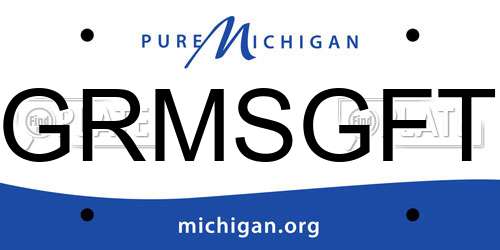 GRMSGFT Michigan License Plate