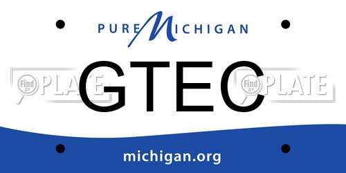 GTEC Michigan License Plate