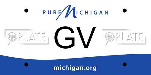 GV Michigan License Plate