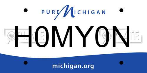 H0MY0N Michigan License Plate