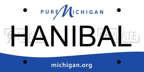 HANIBAL Michigan License Plate