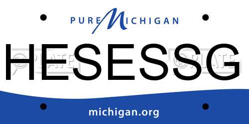 HESESSG Michigan License Plate