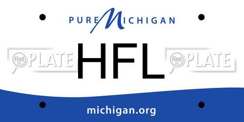 HFL Michigan License Plate