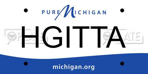 HGITTA Michigan License Plate