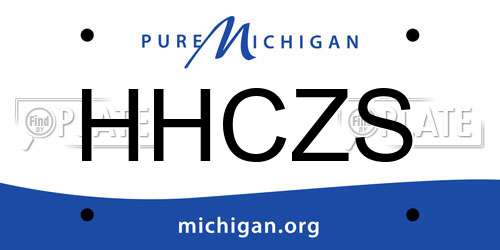 HHCZS Michigan License Plate