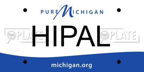 HIPAL Michigan License Plate