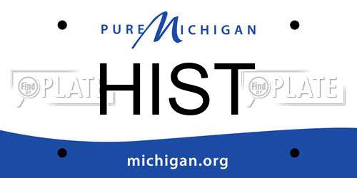 HIST Michigan License Plate
