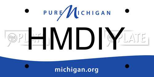 HMDIY Michigan License Plate