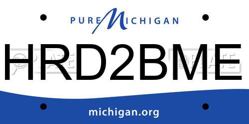 HRD2BME Michigan License Plate