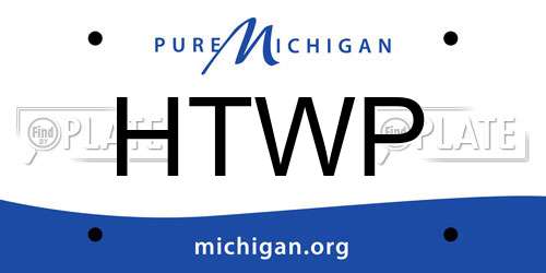 HTWP Michigan License Plate