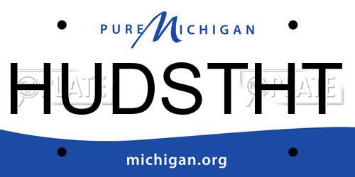 HUDSTHT Michigan License Plate