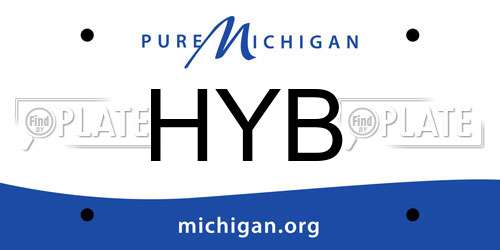 HYB Michigan License Plate