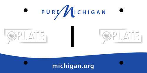 I Michigan License Plate