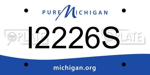 I2226S Michigan License Plate