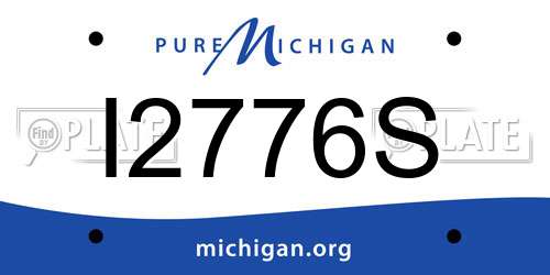 I2776S Michigan License Plate
