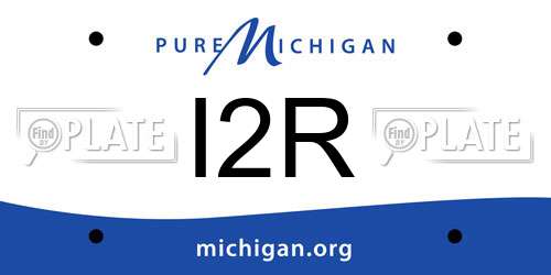 I2R Michigan License Plate