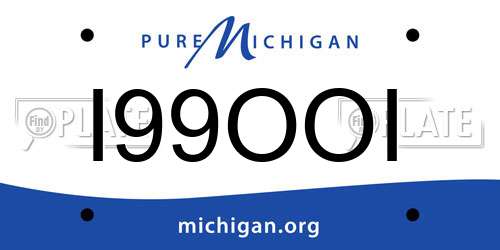 I99OOI Michigan License Plate