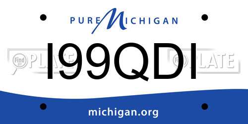 I99QDI Michigan License Plate