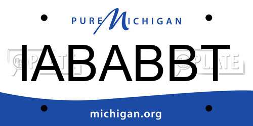 IABABBT Michigan License Plate