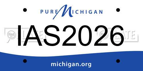 IAS2026 Michigan License Plate