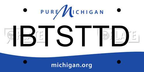 IBTSTTD Michigan License Plate