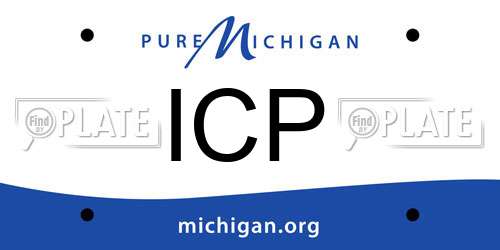 ICP Michigan License Plate