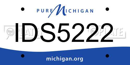 IDS5222 Michigan License Plate