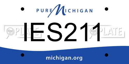 IES211 Michigan License Plate