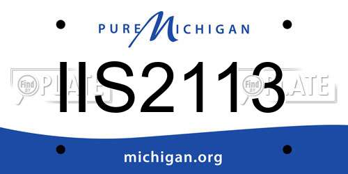 IIS2113 Michigan License Plate