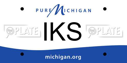IKS Michigan License Plate