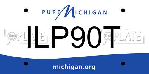 ILP90T Michigan License Plate