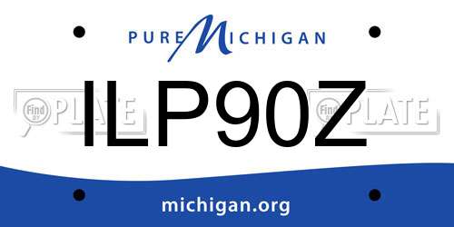 ILP90Z Michigan License Plate