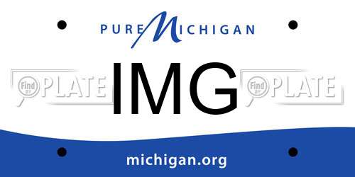 IMG Michigan License Plate