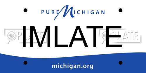 IMLATE Michigan License Plate