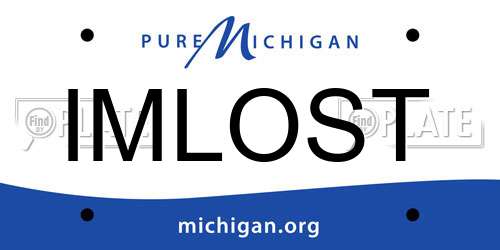 IMLOST Michigan License Plate