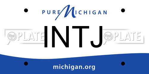 INTJ Michigan License Plate