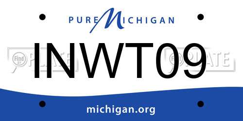 INWT09 Michigan License Plate