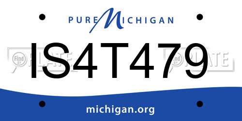 IS4T479 Michigan License Plate