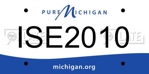 ISE2010 Michigan License Plate