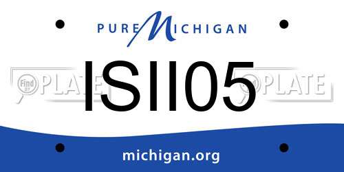 ISII05 Michigan License Plate