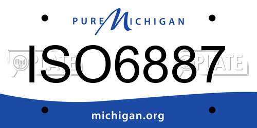 ISO6887 Michigan License Plate