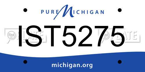 IST5275 Michigan License Plate