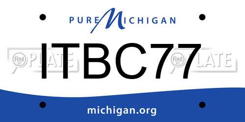 ITBC77 Michigan License Plate