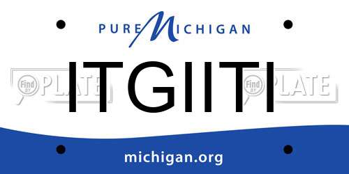ITGIITI Michigan License Plate