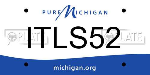 ITLS52 Michigan License Plate