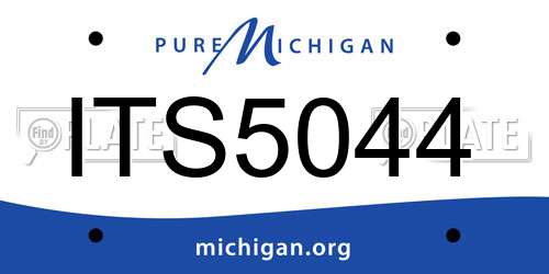 ITS5044 Michigan License Plate