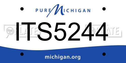 ITS5244 Michigan License Plate