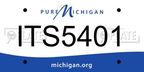 ITS5401 Michigan License Plate